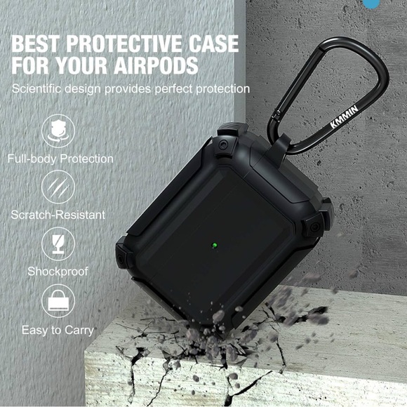 Apple iPhone AirPods Pro (1st & Military Grade Case LIKE NEW - Picture 6 of 6